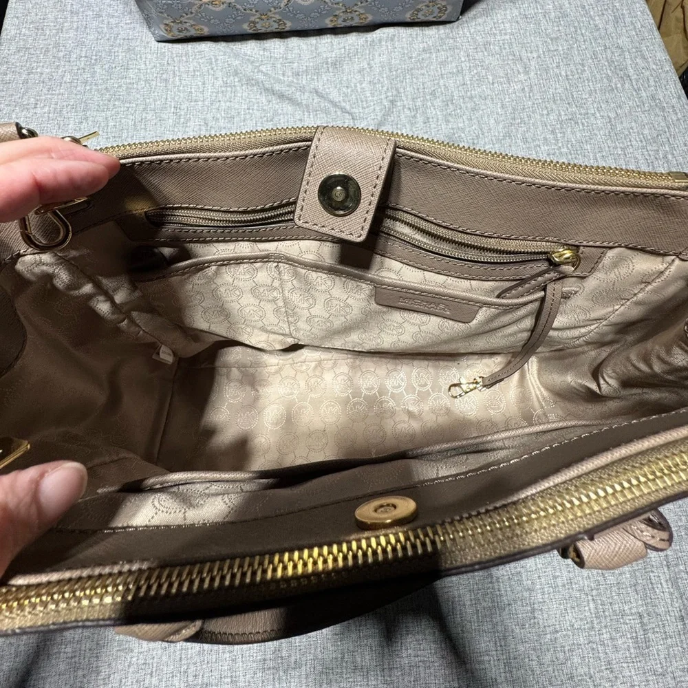 Michael Kors Sutton Leather Top Handle Purse - Picture 6 of 10